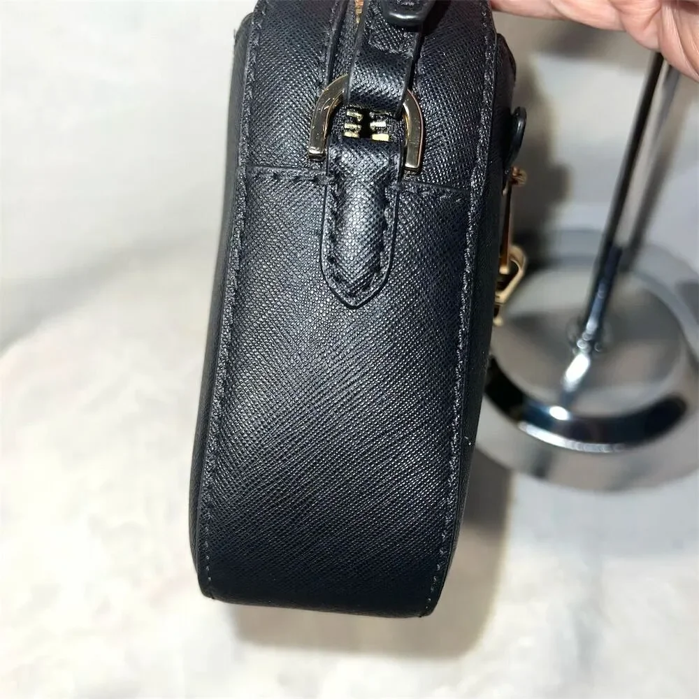 Michael Kors Jet Set Black Crossbody Bag Women's Handbag - Picture 4 of 12